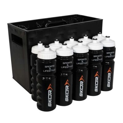 Bidonkrat incl. 10 SKOR bidons 750ml Thumbnail