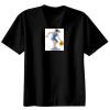 Basic Ronde Hals T-Shirt 140 gr/m2 Zwart Thumbnail